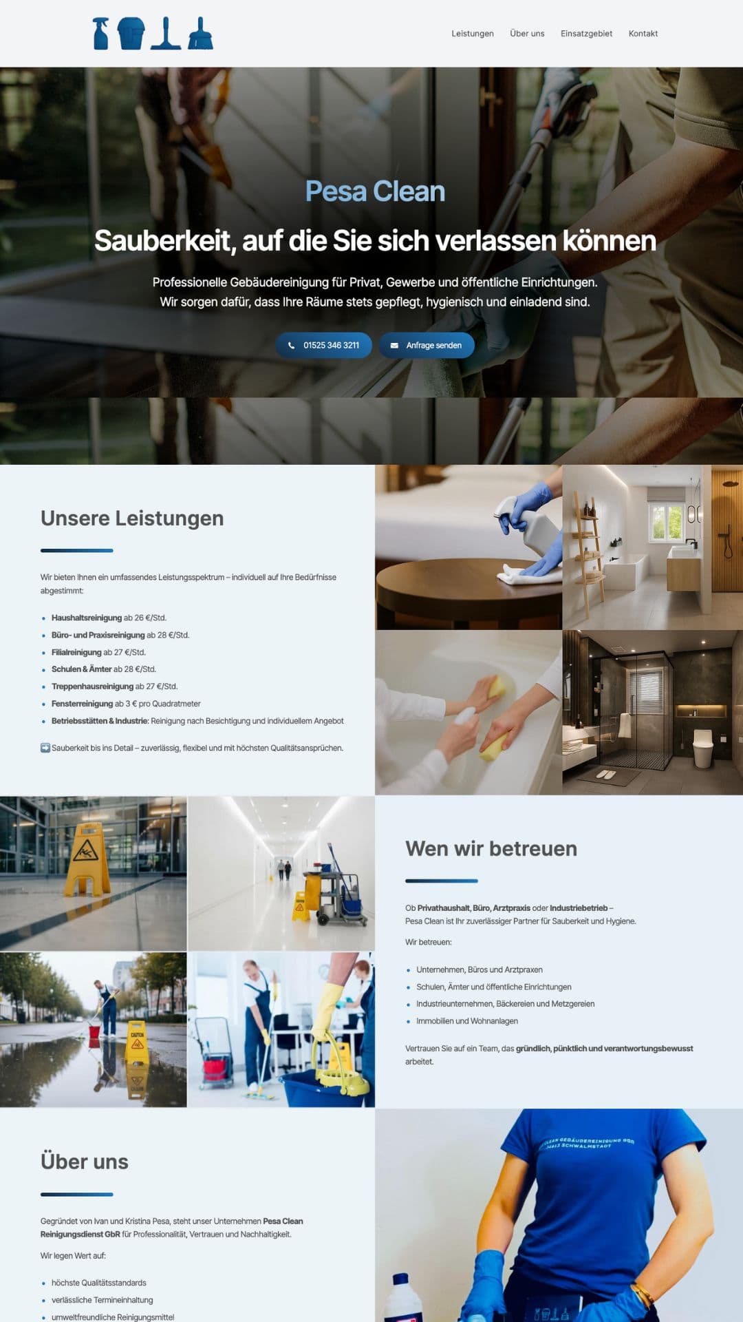 Visitenseite Beispiel 19