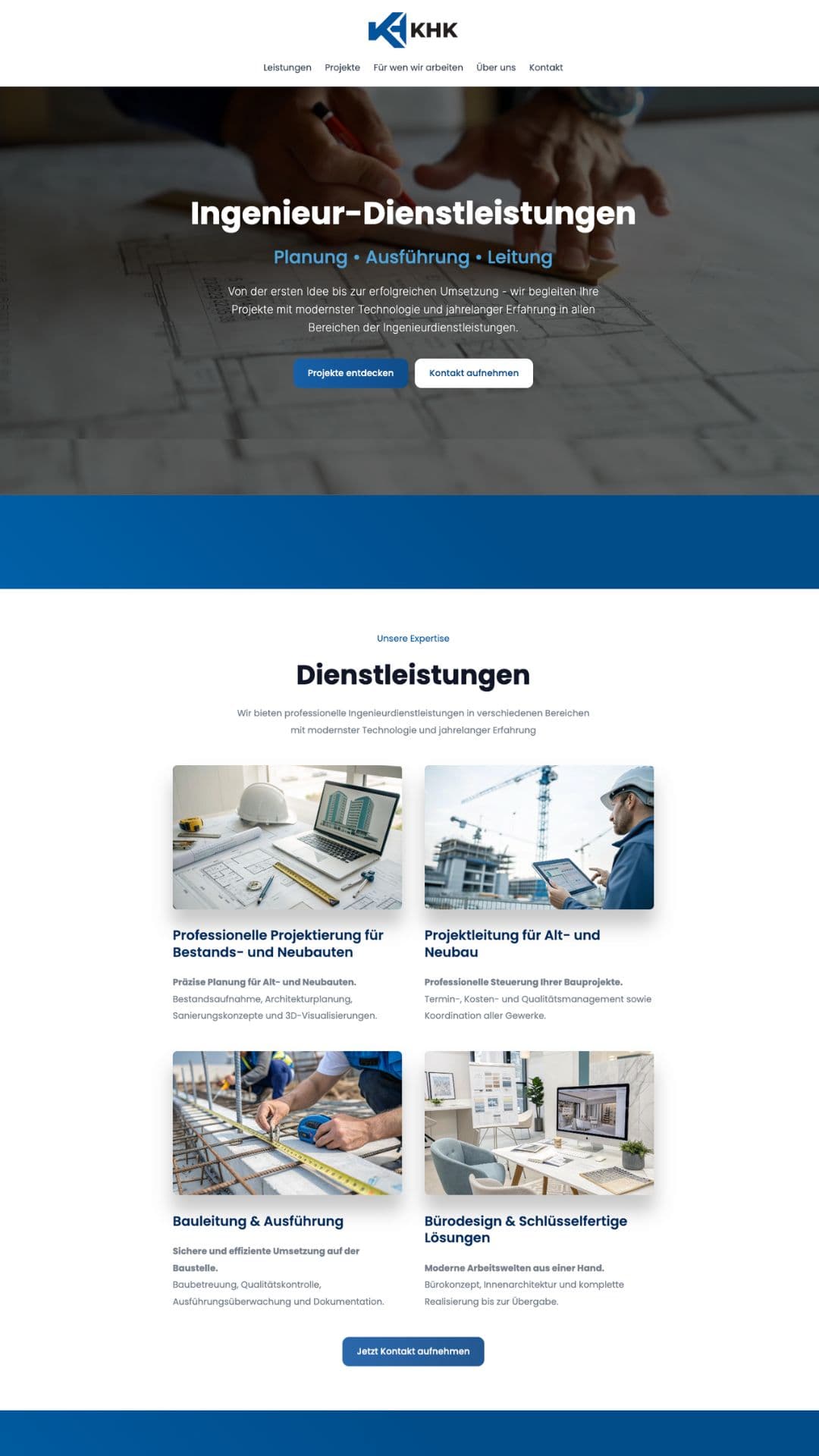 Visitenseite Beispiel 21