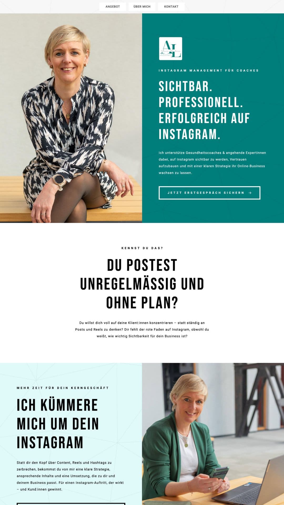 Visitenseite Beispiel 3