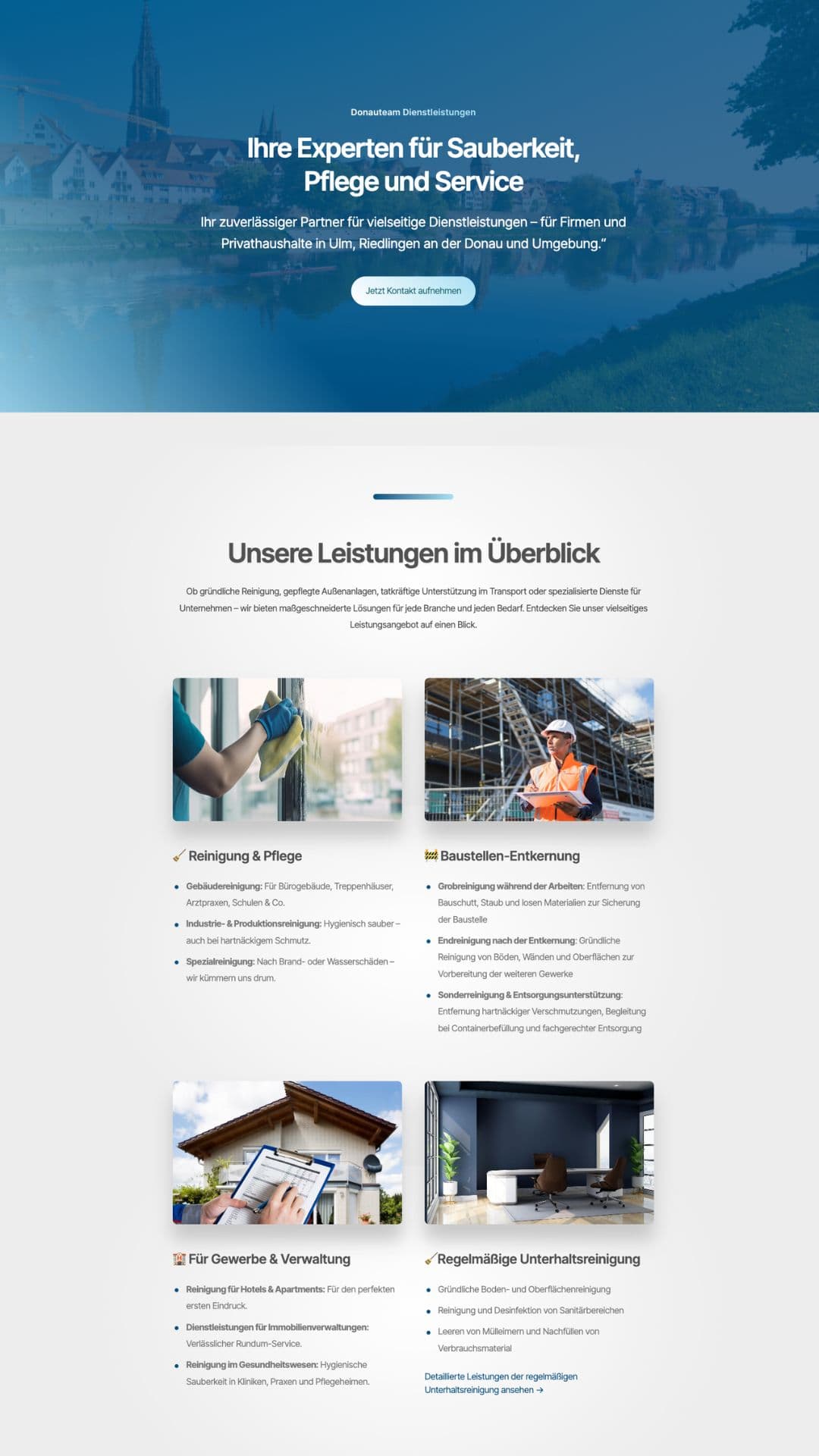 Visitenseite Beispiel 8